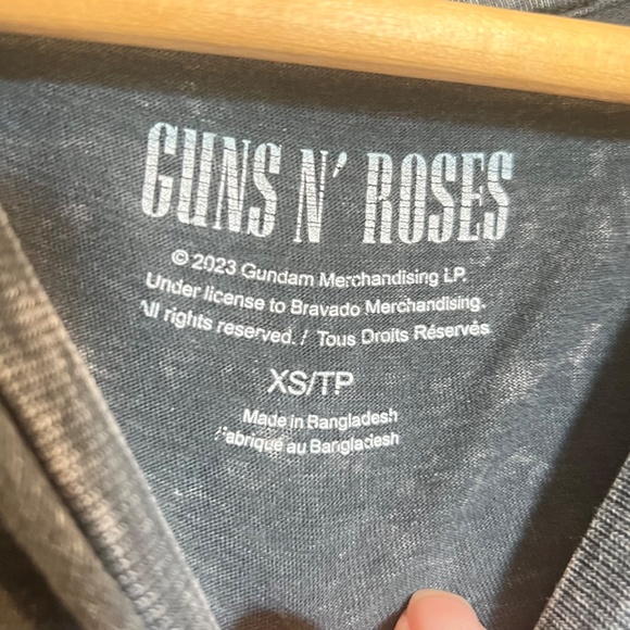 Guns N’ Roses Band Tee XS – Illusion Tour 1991 Reprint – Prewashed Vintage Look - Picture 2 of 4